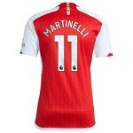 Günstige Fußballtrikots Arsenal 2023-24 Martinelli 11 Kinder Heimtrikot Kurzarm